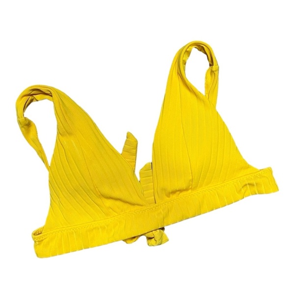 Becca Yellow Bikini Top Small - Picture 1 of 4